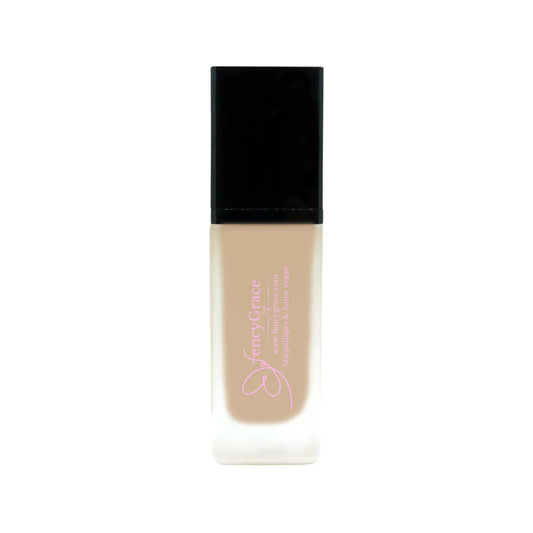 Foundation - Sea (#FK100) - Fond de teint liquide - Mélange botanique - Protection solaire naturelle - Cosmétiques minéraux Végane - Fencygrace